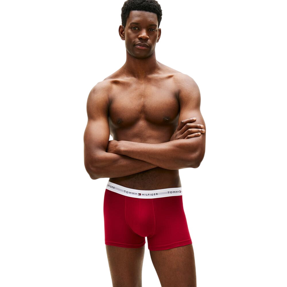 Tommy Hilfiger 3-Pack Signature Repeat Logo Waistband Trunks